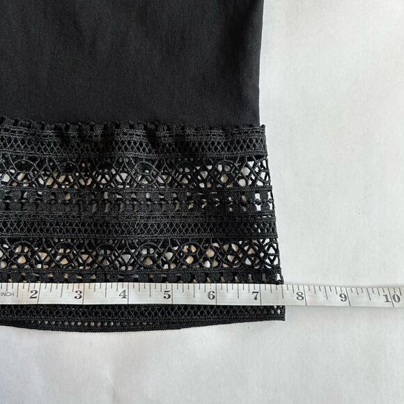 Tarse "UP" by Johnny Women's Capri Pants with Lace Hem Size Lg 8 NEW - Picture 12 of 16